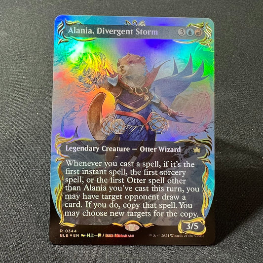 Alania, Divergent Storm - Bloomburrow #344 - Raised Foil