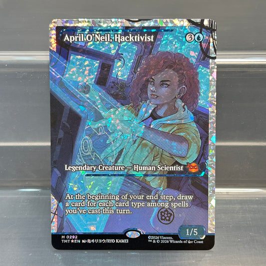 April O'Neil, Hacktivist - Teenage Mutant Ninja Turtles #292 - Fractured Foil