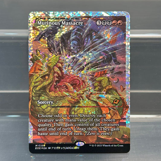 Mutinous Massacre  - Edge of Eternities #389 - Fractured Foil