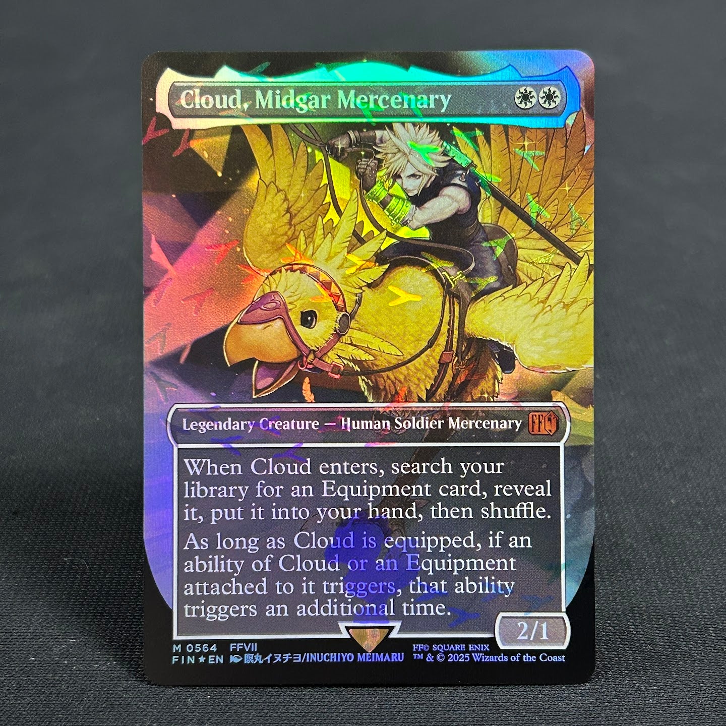 Cloud, Midgar Mercenary - Final Fantasy #564 - Chocobo Track Foil