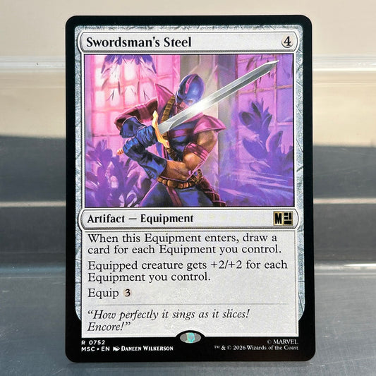 Swordsman's Steel - Marvel Super Heroes Commander #752 - No Foil