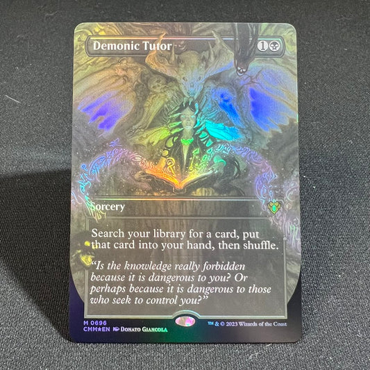 Demonic Tutor - Commander Masters #696 - Foil