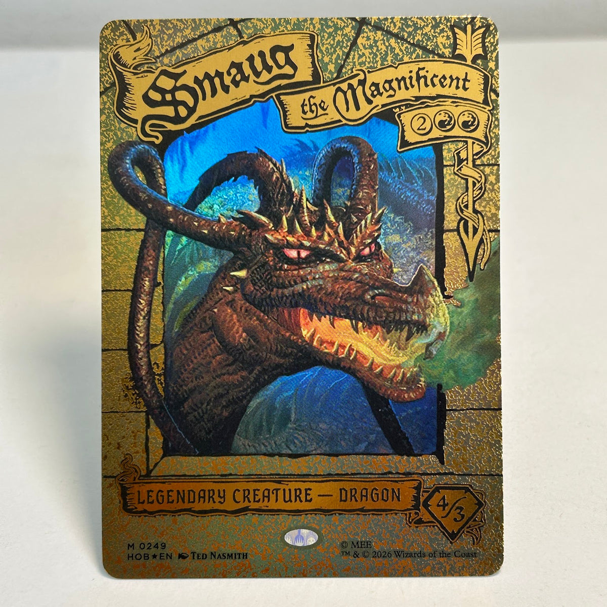 Smaug the Magnificent - The Hobbit #249 - Raised Foil