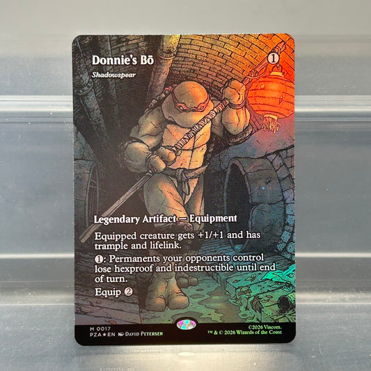 Shadowspear (Donnie's Bō) - Teenage Mutant Ninja Turtles Source Material #17 - Foil