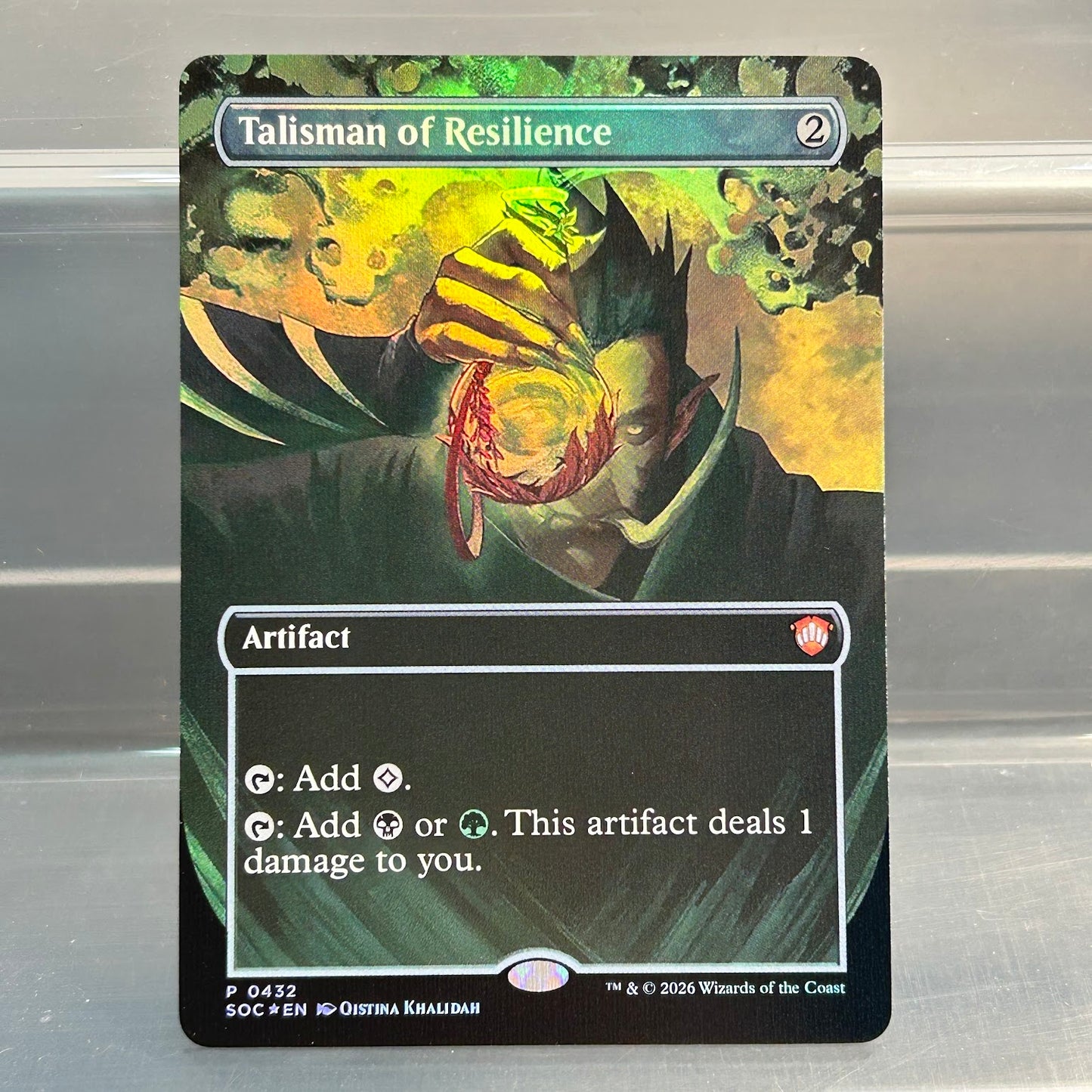Talisman of Resilience - Secrets of Strixhaven Commander #432 - Foil