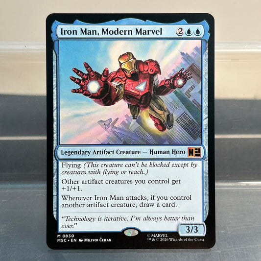 Iron Man, Modern Marvel - Marvel Super Heroes Commander #830 - No Foil