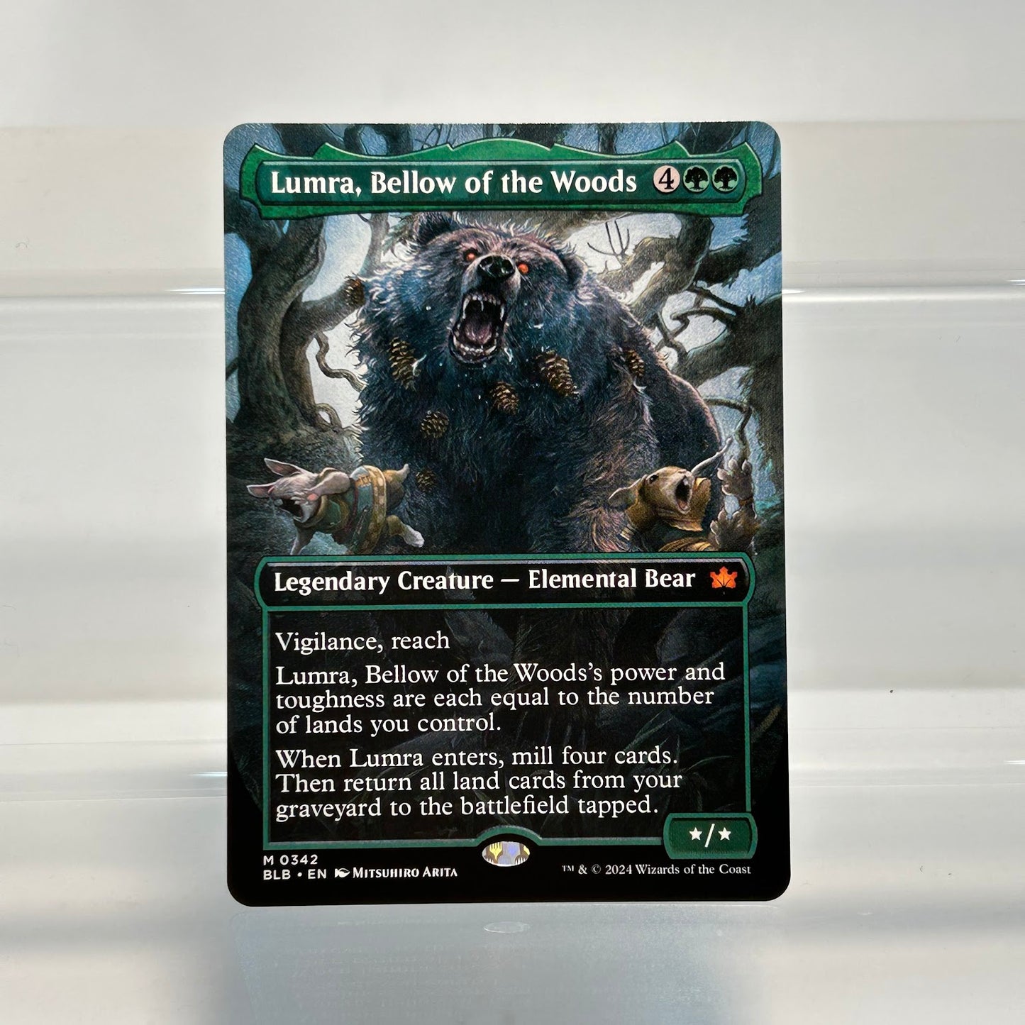 Lumra, Bellow of the Woods - Bloomburrow #342 - No Foil