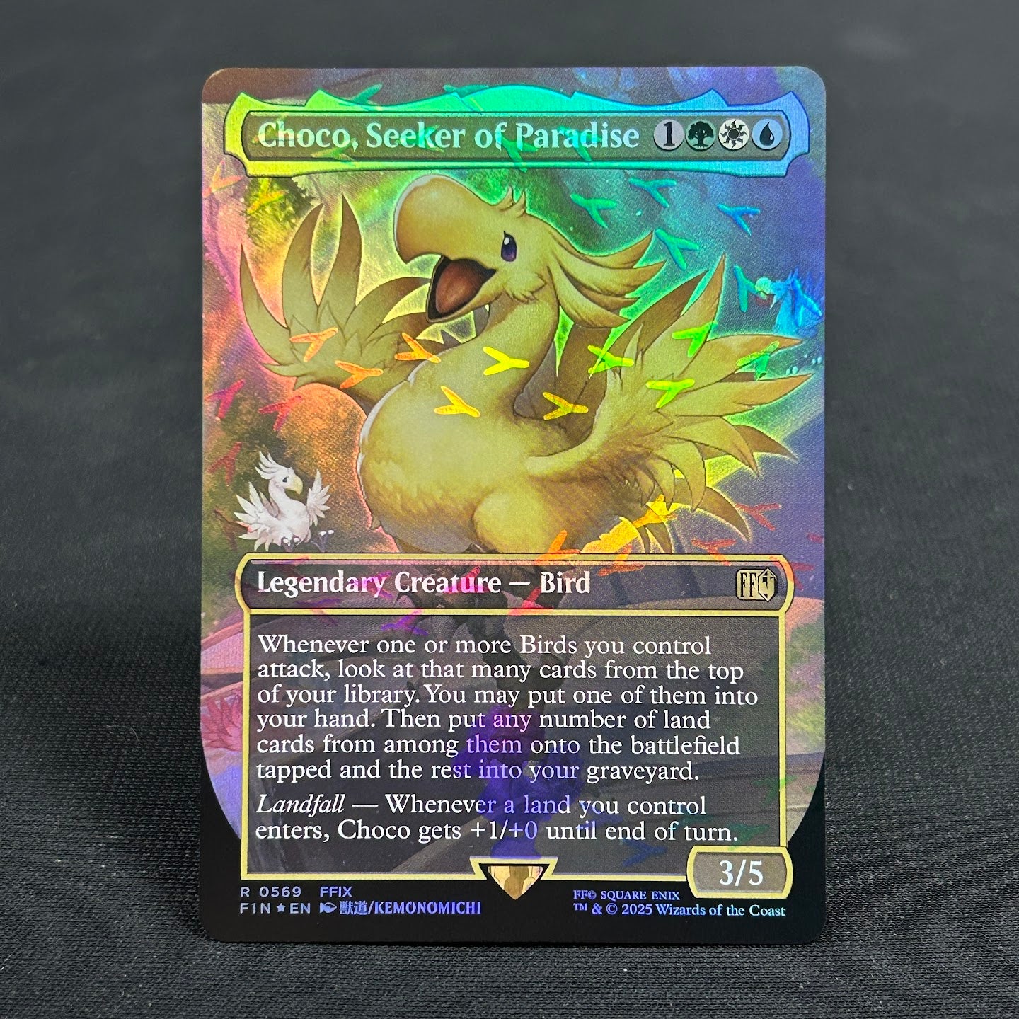 Choco, Seeker of Paradise - Final Fantasy #569 - Chocobo Track Foil