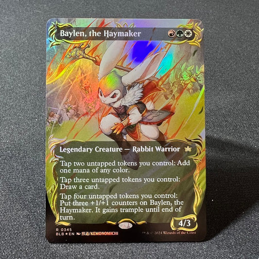 Baylen, the Haymaker - Bloomburrow #345 - Raised Foil