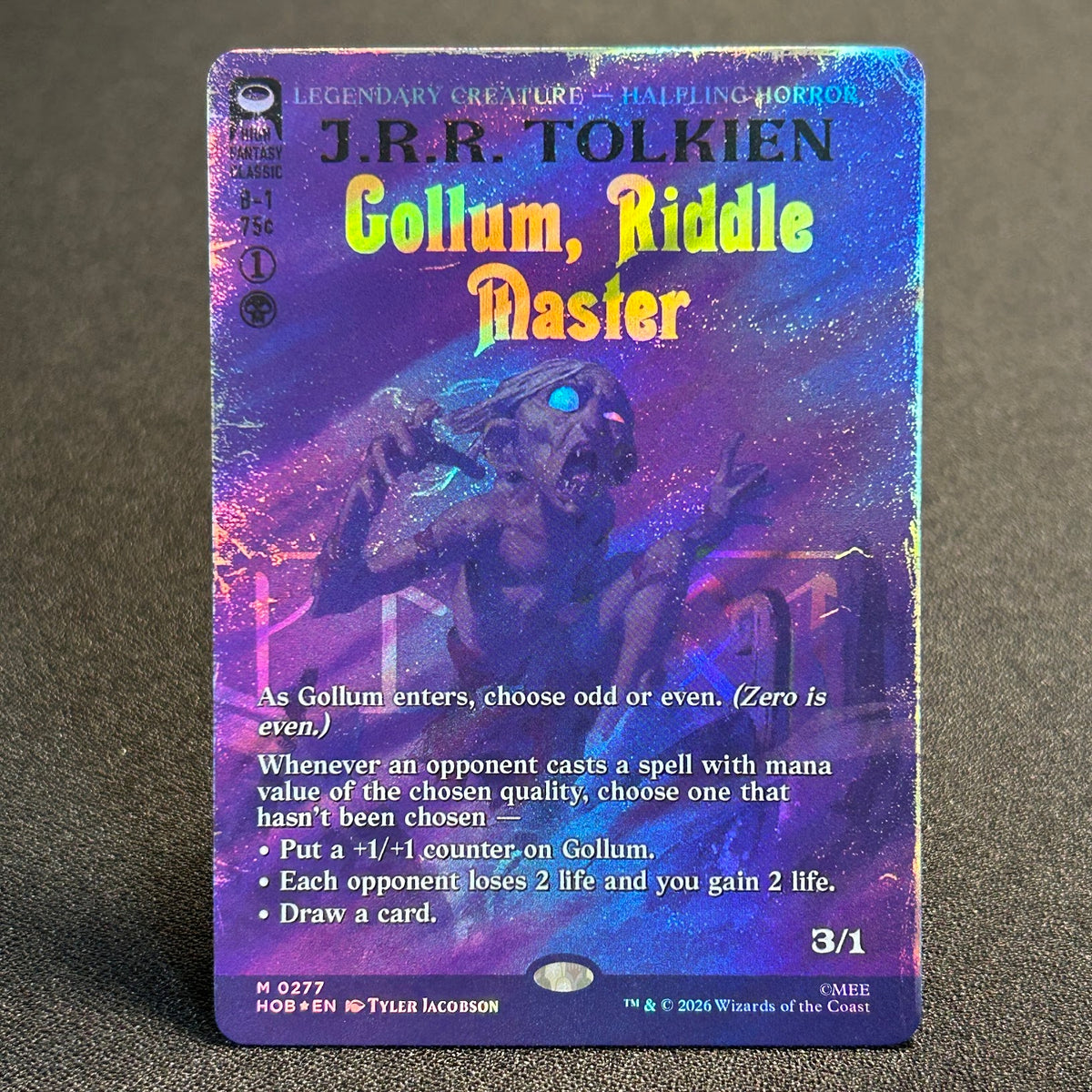 Gollum, Riddle Master - The Hobbit #277 - Surge Foil