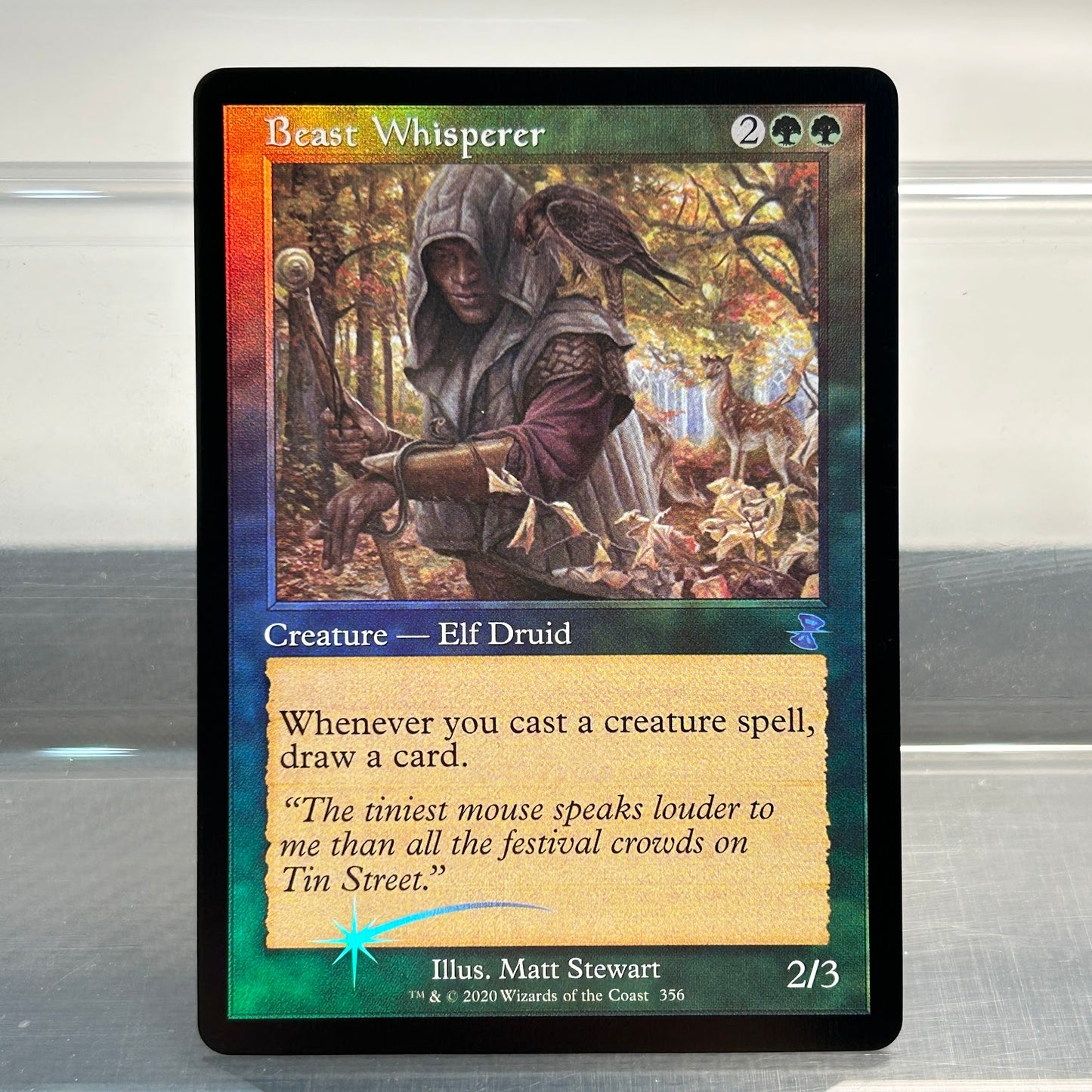 Beast Whisperer - Time Spiral Remastered #356 - Foil