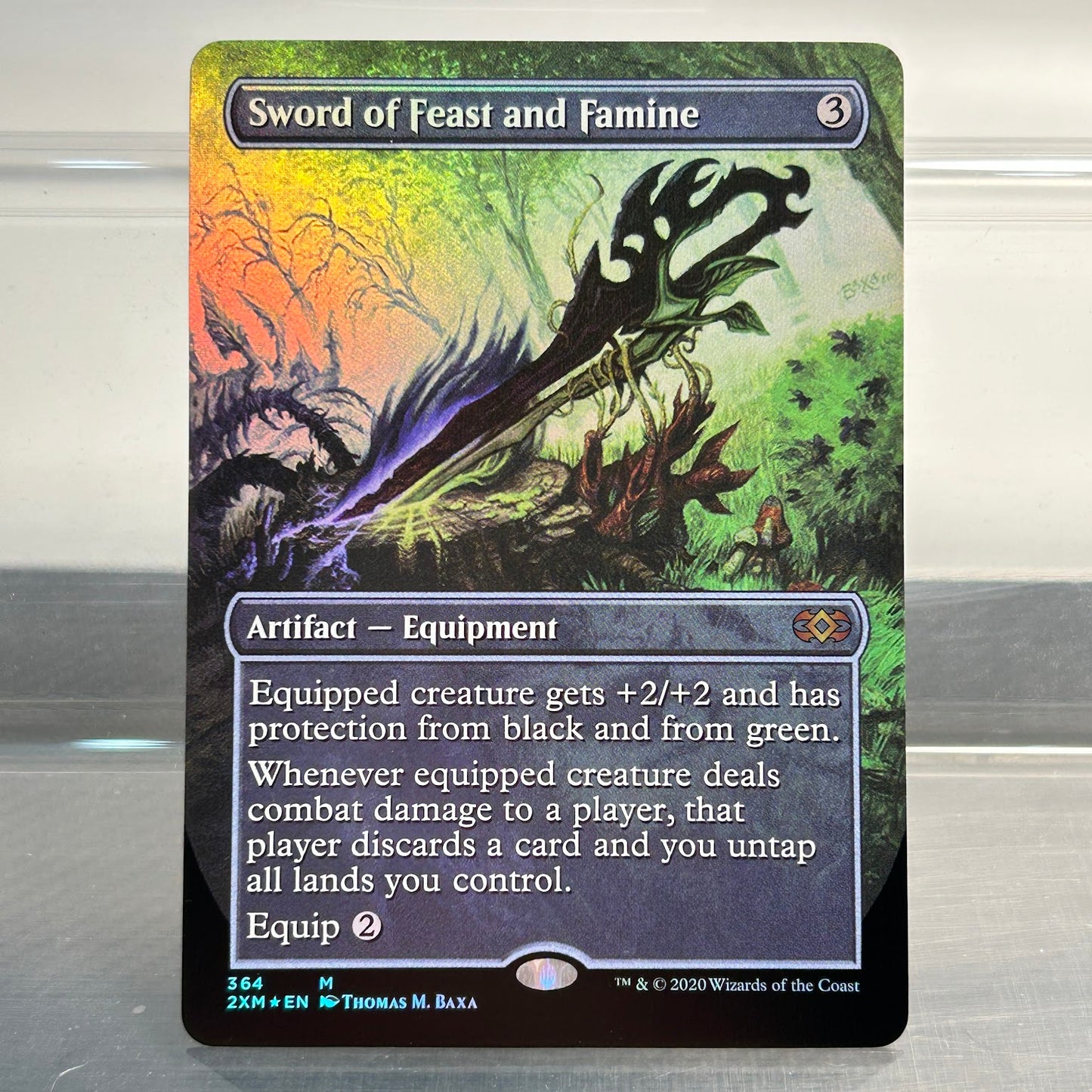 Sword of Feast and Famine - Double Masters #364 - Foil