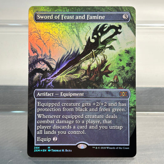 Sword of Feast and Famine - Double Masters #364 - Foil