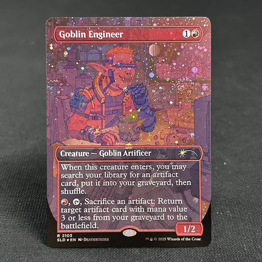 Goblin Engineer - Secret Lair #2103 - Galaxy Foil