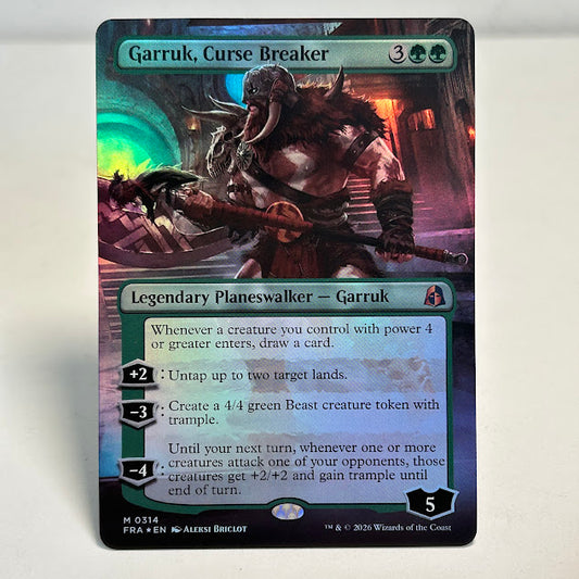 Garruk, Curse Breaker - Reality Fracture #314 - Foil
