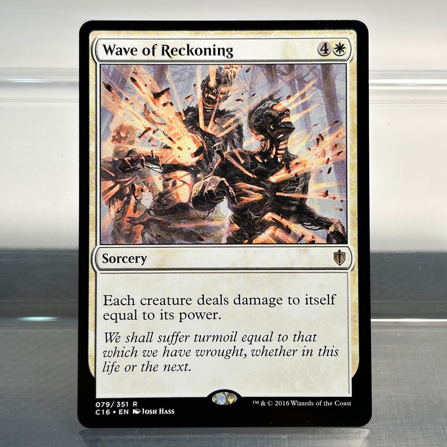 Wave of Reckoning - Commander 2016 #79 - No Foil
