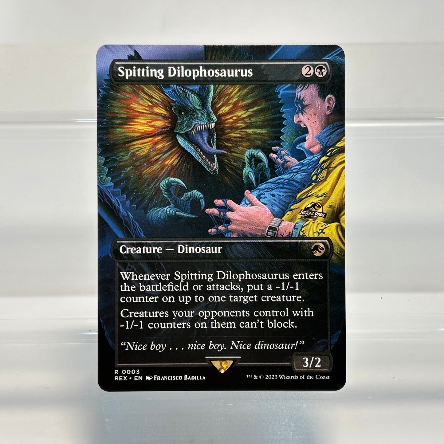 Spitting Dilophosaurus - Jurassic World Collection #3 - No Foil