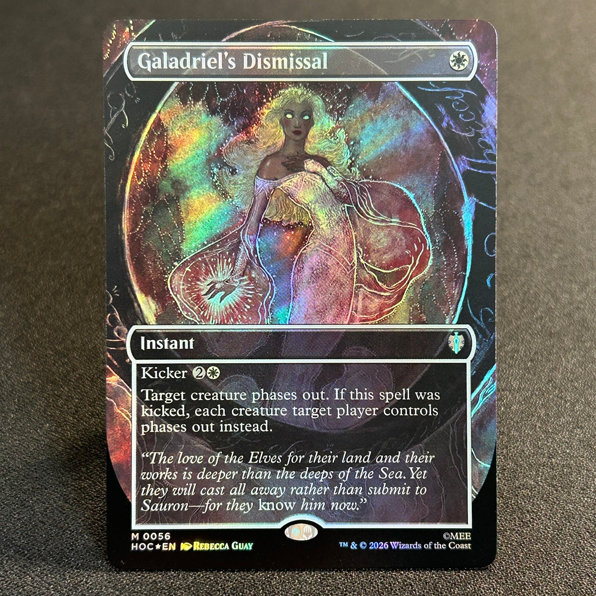 Galadriel's Dismissal - The Hobbit Commander #56 - Surge Foil