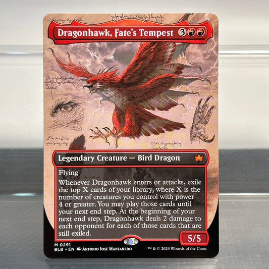 Dragonhawk, Fate's Tempest - Bloomburrow #291 - No Foil