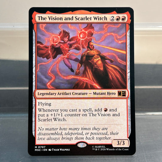 The Vision and Scarlet Witch - Marvel Super Heroes Commander #707 - No Foil