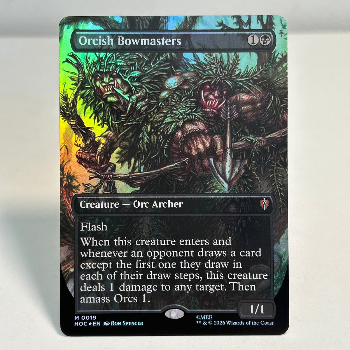Orcish Bowmasters - The Hobbit Commander #19 - Foil