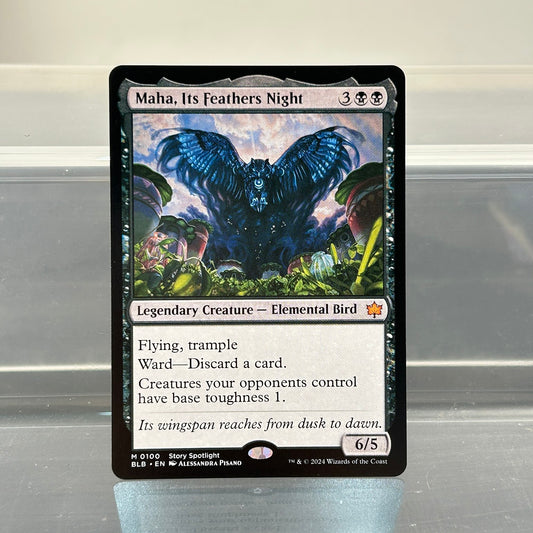 Maha, Its Feathers Night - Bloomburrow #100 - No Foil