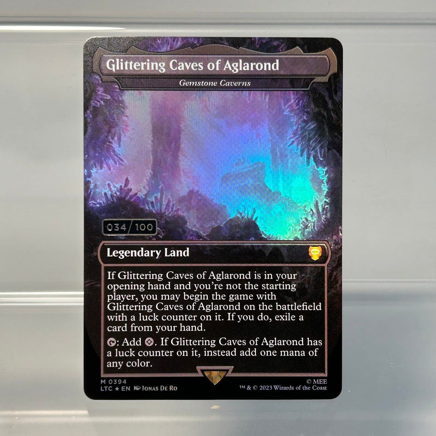 Gemstone Caverns (Glittering Caves of Aglarond) - The Lord of the Rings #394 - Foil