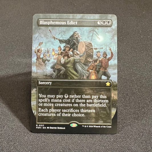 Blasphemous Edict - Foundations #317 - No Foil