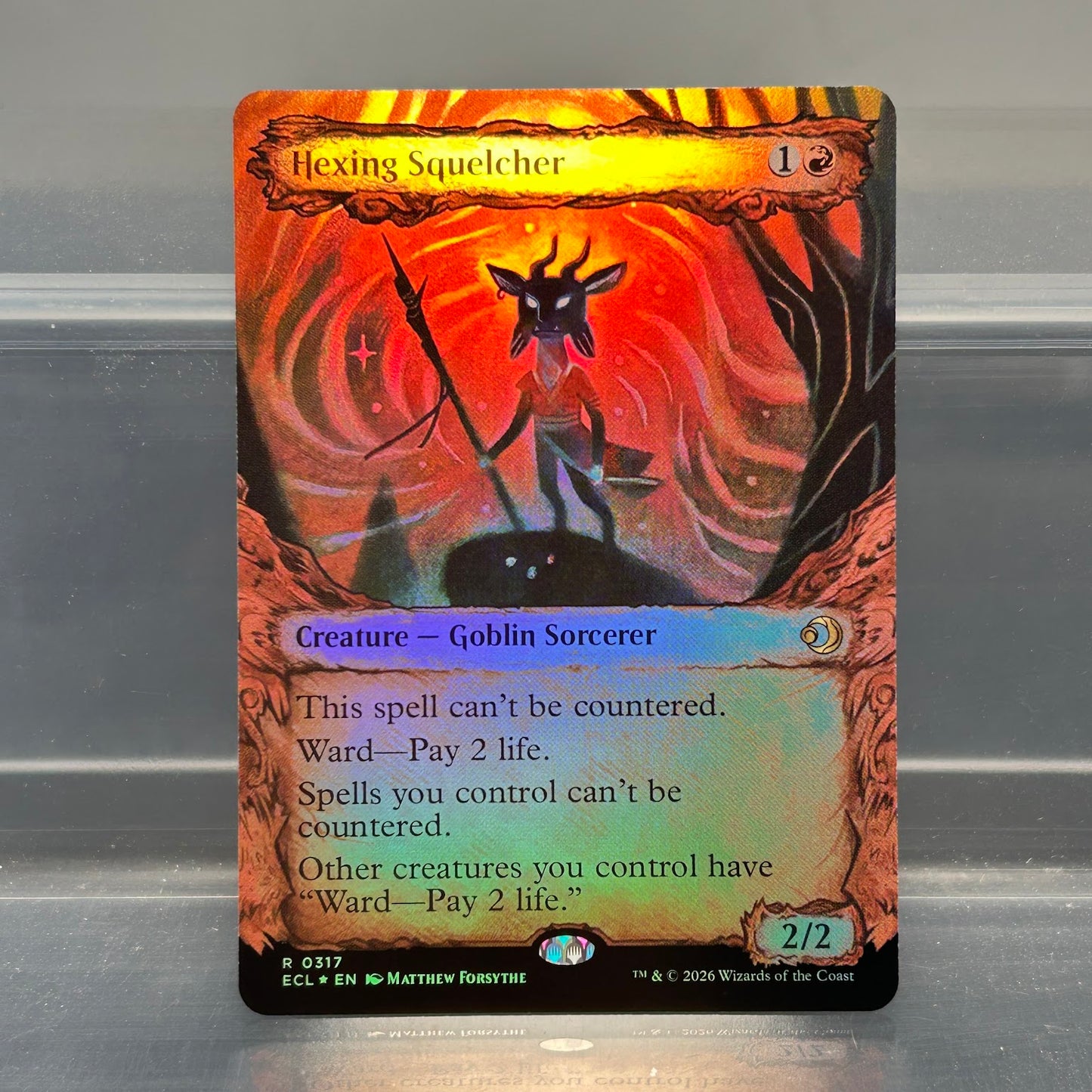 Hexing Squelcher - Lorwyn Eclipsed #317 - Foil