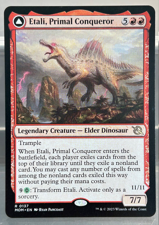 Etali, Primal Conqueror / Etali, Primal Sickness - March of the Machine #137 - No Foil