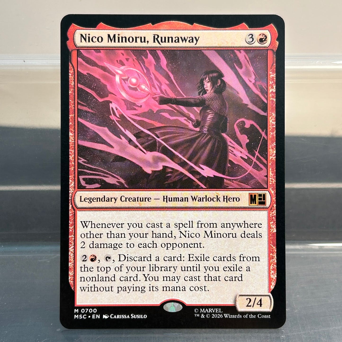 Nico Minoru, Runaway - Marvel Super Heroes Commander #700 - No Foil