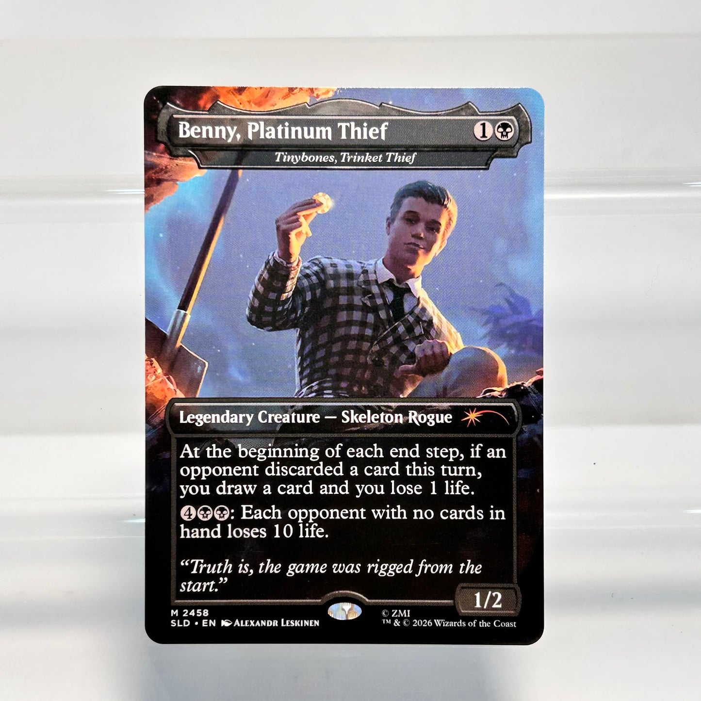 Tinybones, Trinket Thief (Benny, Platinum Thief) - Secret Lair #2458 - No Foil