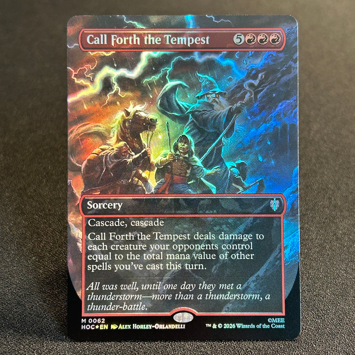 Call Forth the Tempest - The Hobbit Commander #62 - Surge Foil