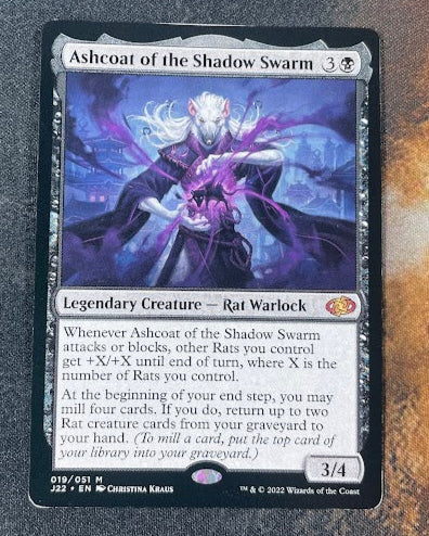 Ashcoat of the Shadow Swarm - Jumpstart 2022 #19 - No Foil