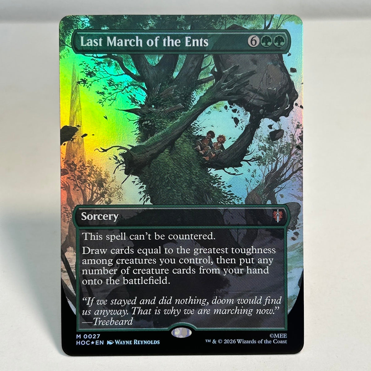 Last March of the Ents - The Hobbit Commander #27 - Foil
