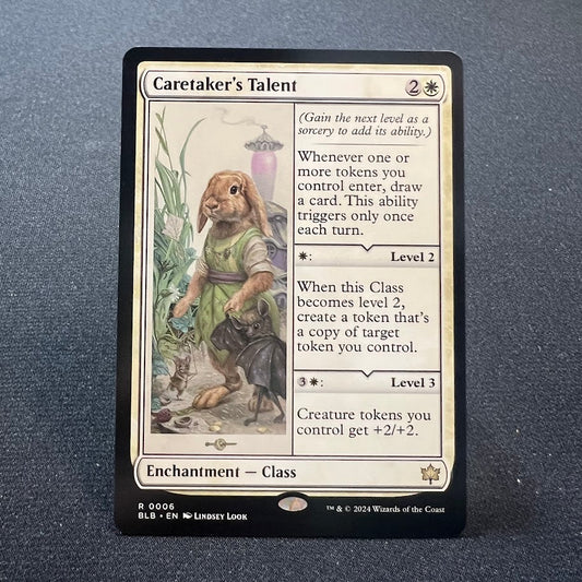 Caretaker's Talent - Bloomburrow #6 - No Foil
