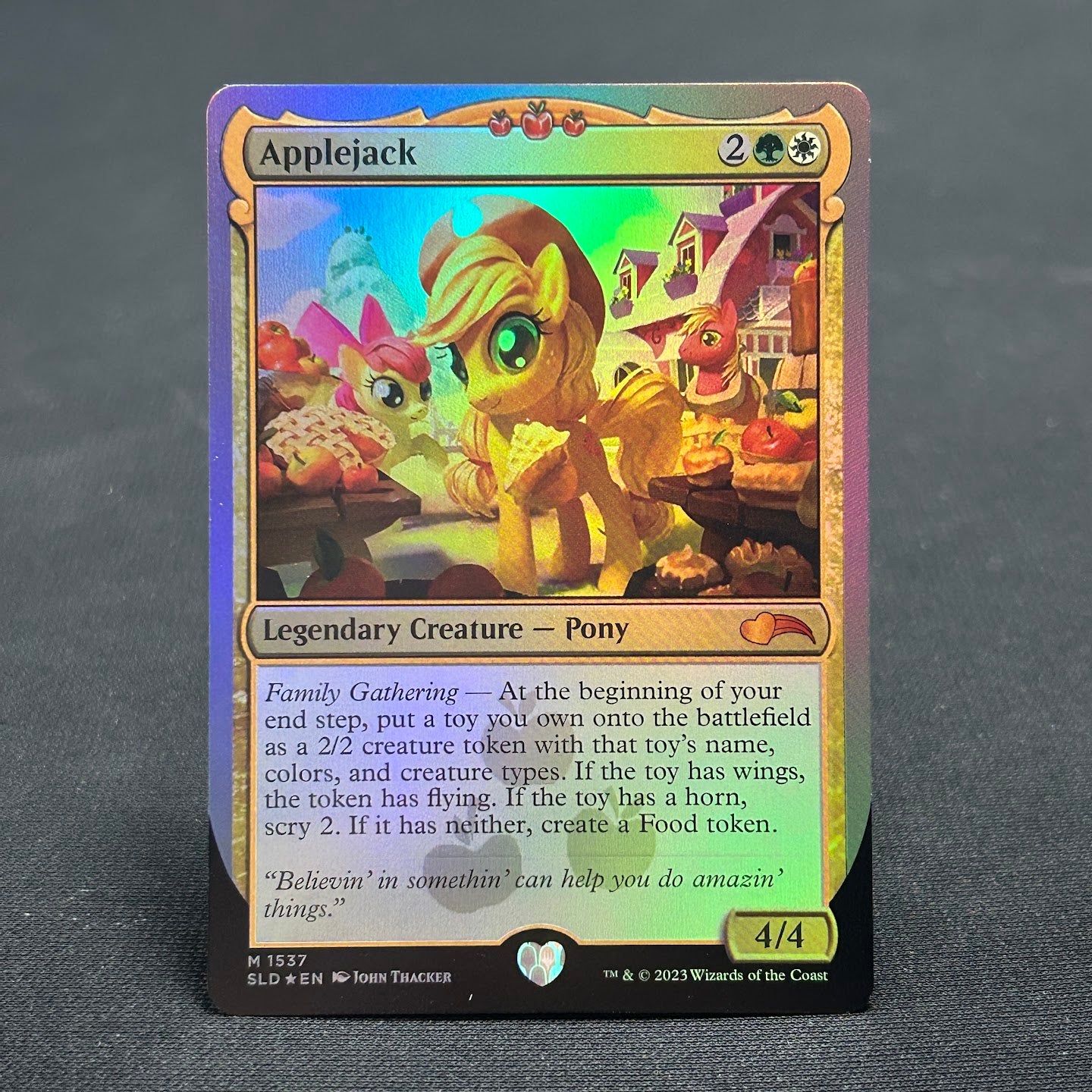 Applejack - Secret Lair #1537 - Foil