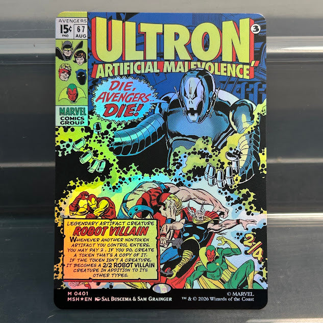 Ultron, Artificial Malevolence - Marvel Super Heroes #401 - Foil