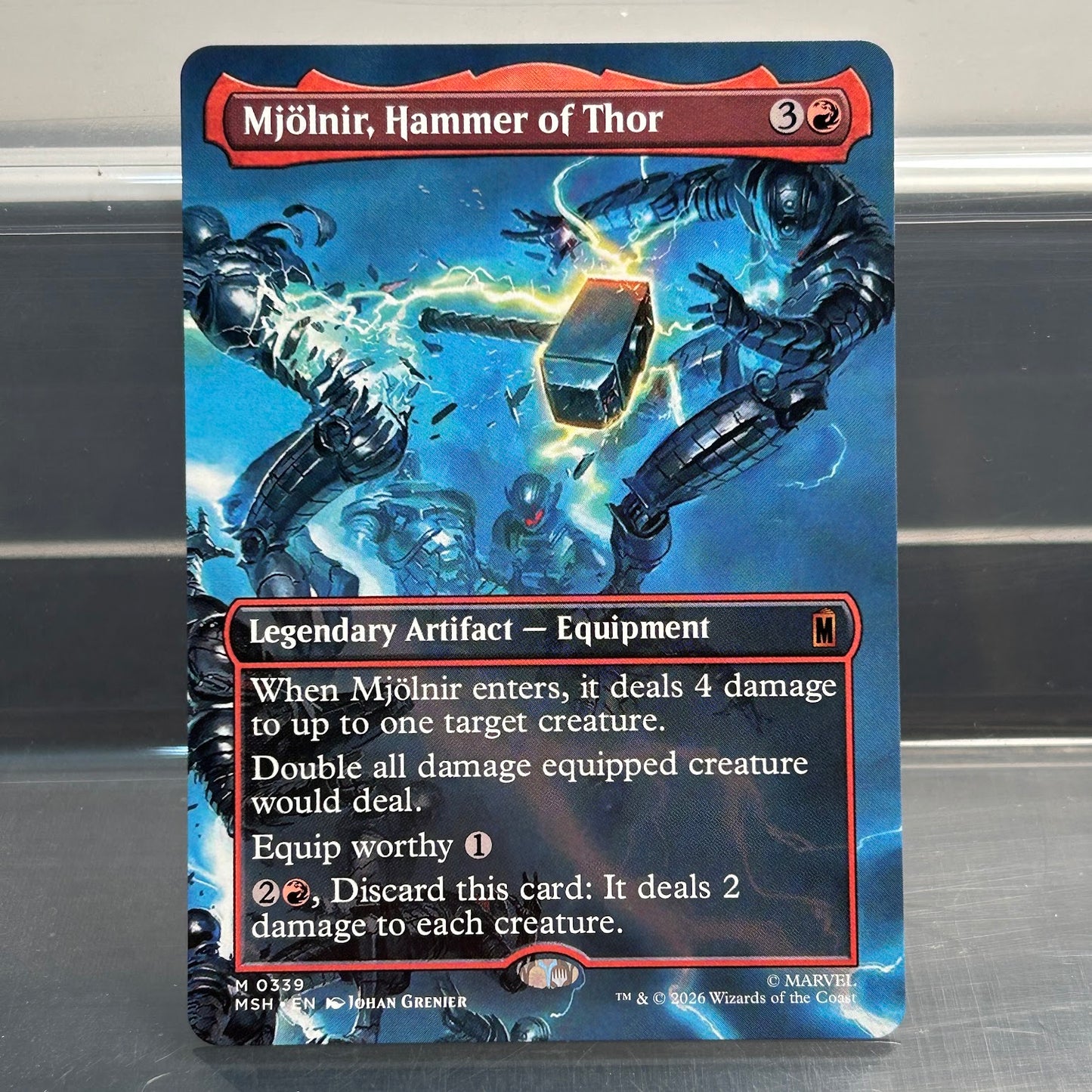 Mjölnir, Hammer of Thor - Marver Super Heroes #339 - No Foil