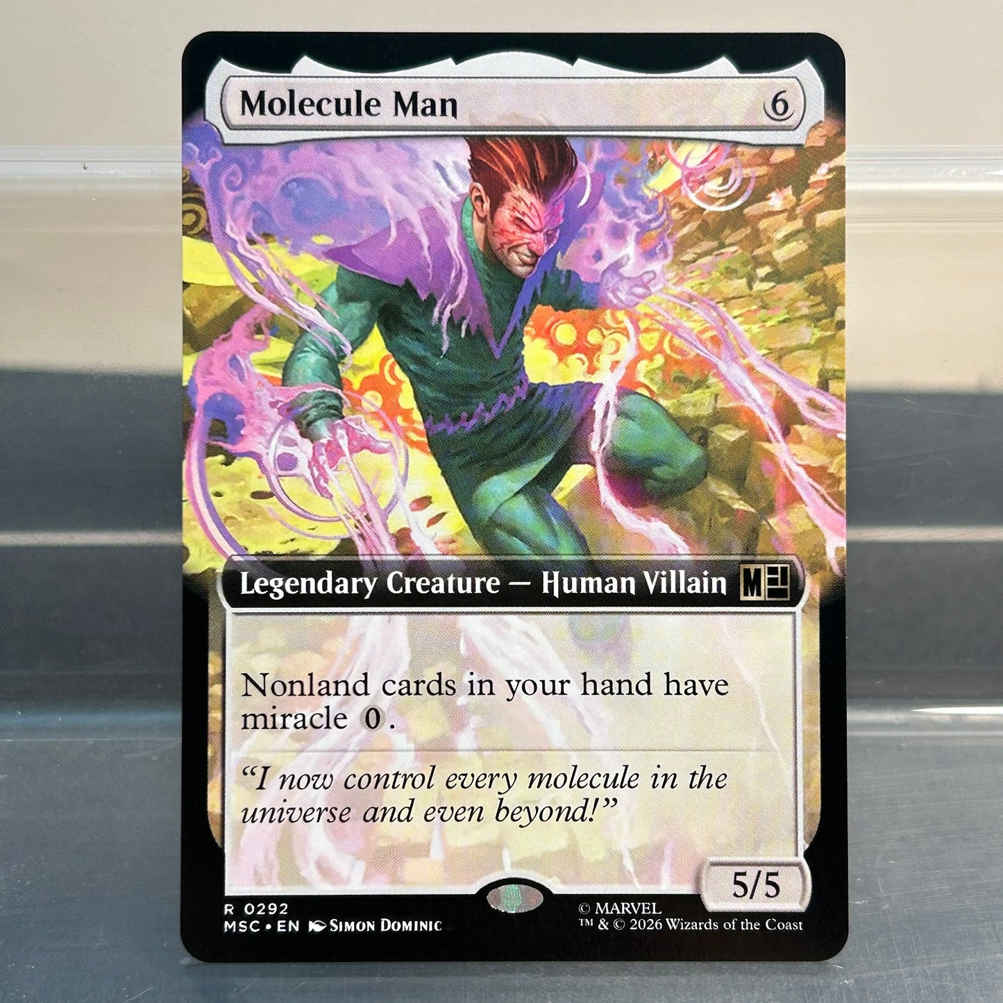 Molecule Man - Marvel Super Heroes Commander #292 - No Foil