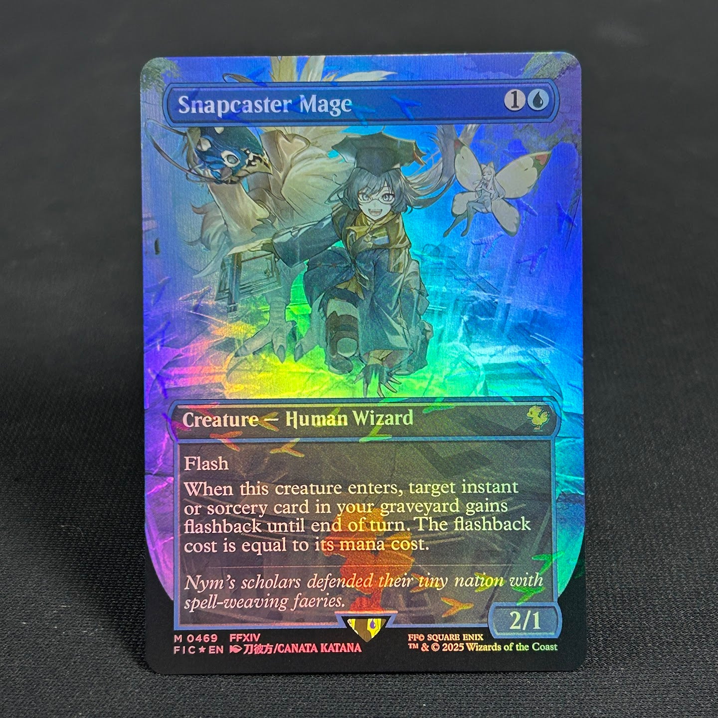 Snapcaster Mage - Final Fantasy #469 - Chocobo Track Foil