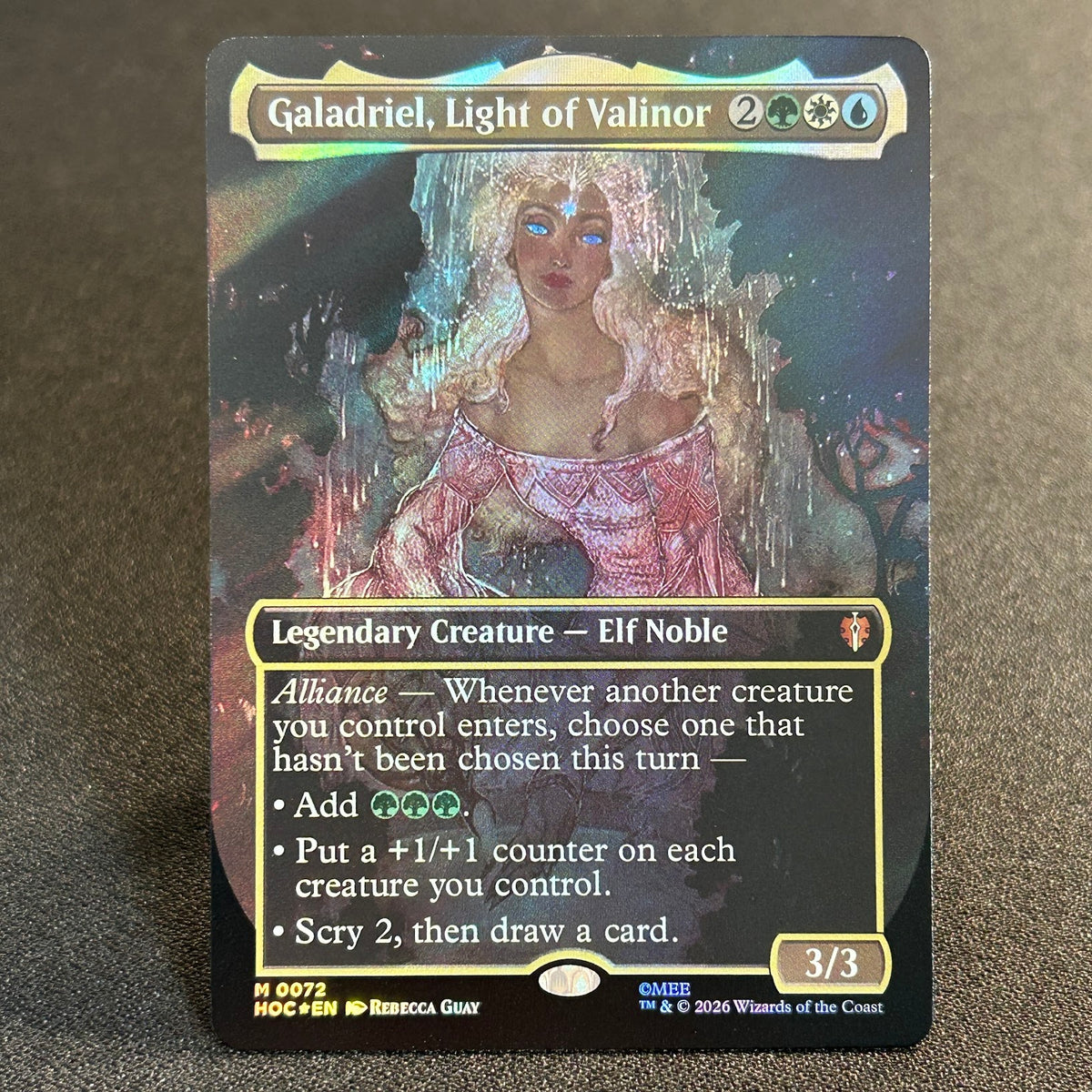 Galadriel, Light of Valinor - The Hobbit Commander #72 - Surge Foil