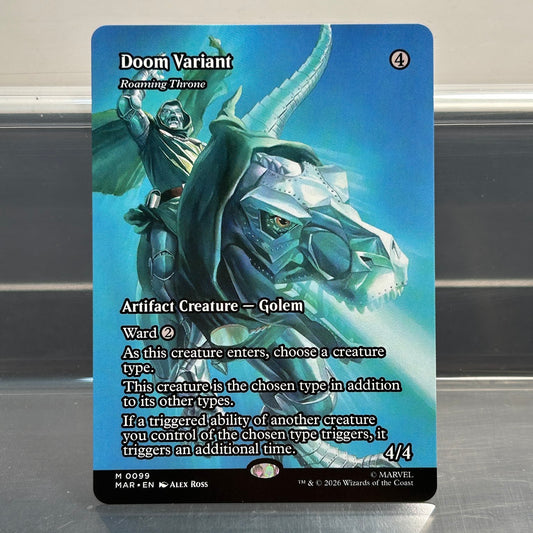 Roaming Throne (Doom Variant) - Marvel Universe #99 - No Foil