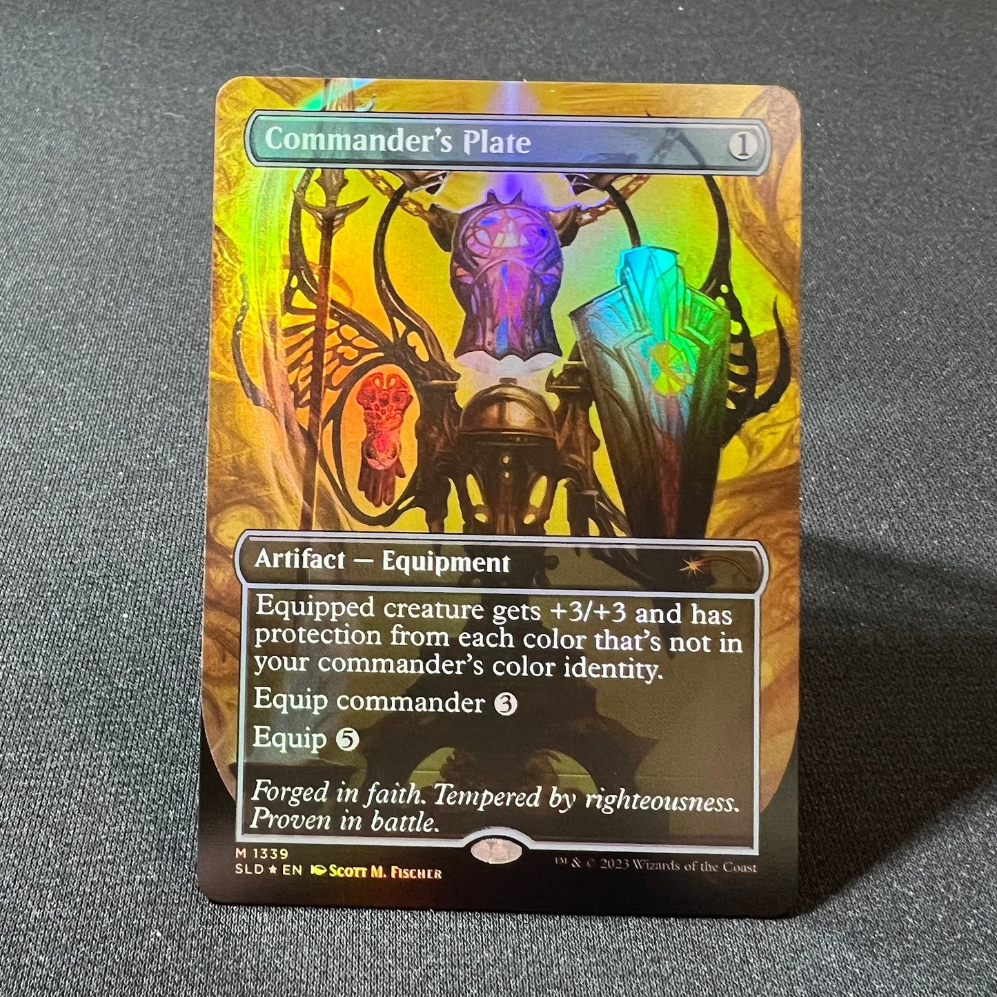 Commander's Plate - Secret Lair #1339 - Foil