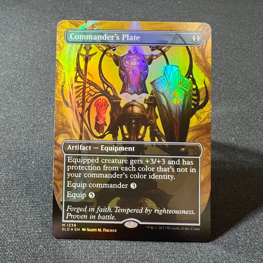 Commander's Plate - Secret Lair #1339 - Foil