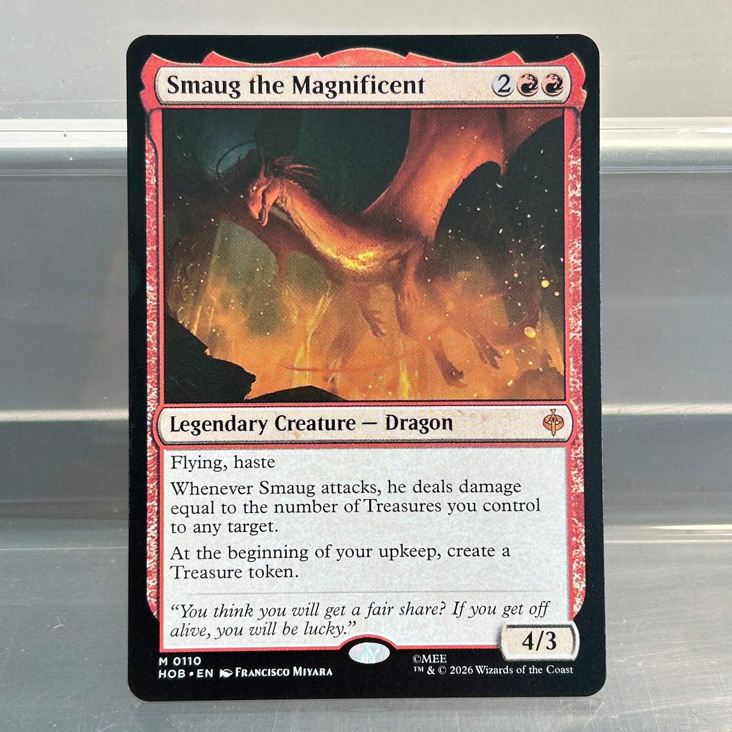 Smaug the Magnificent - The Hobbit #110 - No Foil