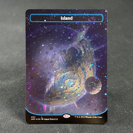 Island - Unfinity #492 - Galaxy Foil