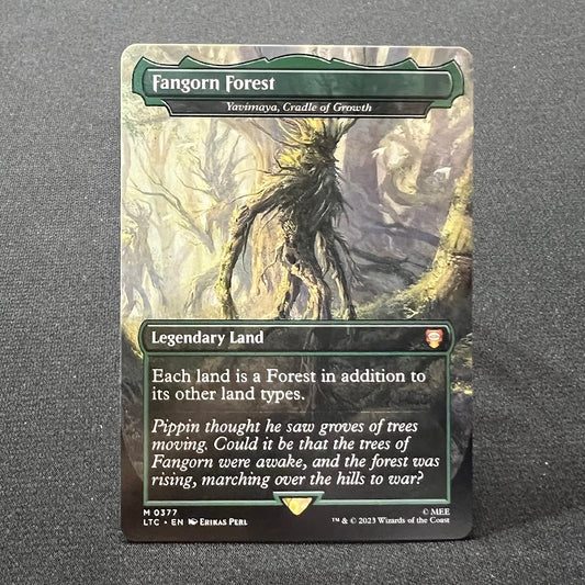 Yavimaya, Cradle of Growth (Fangorn Forest) - The Lord of the Rings Commander #377 - No Foil