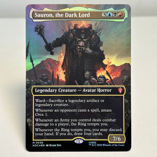 Sauron, the Dark Lord - The Hobbit Commander #36 - Foil