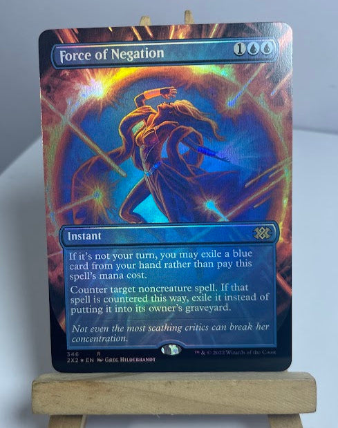 Force of Negation - Double Masters #346 - Foil